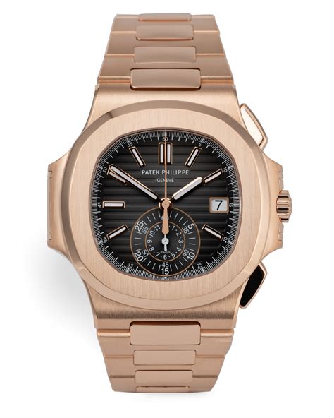 rose gold patek philippe nautilus chronograph|patek philippe nautilus with diamonds.